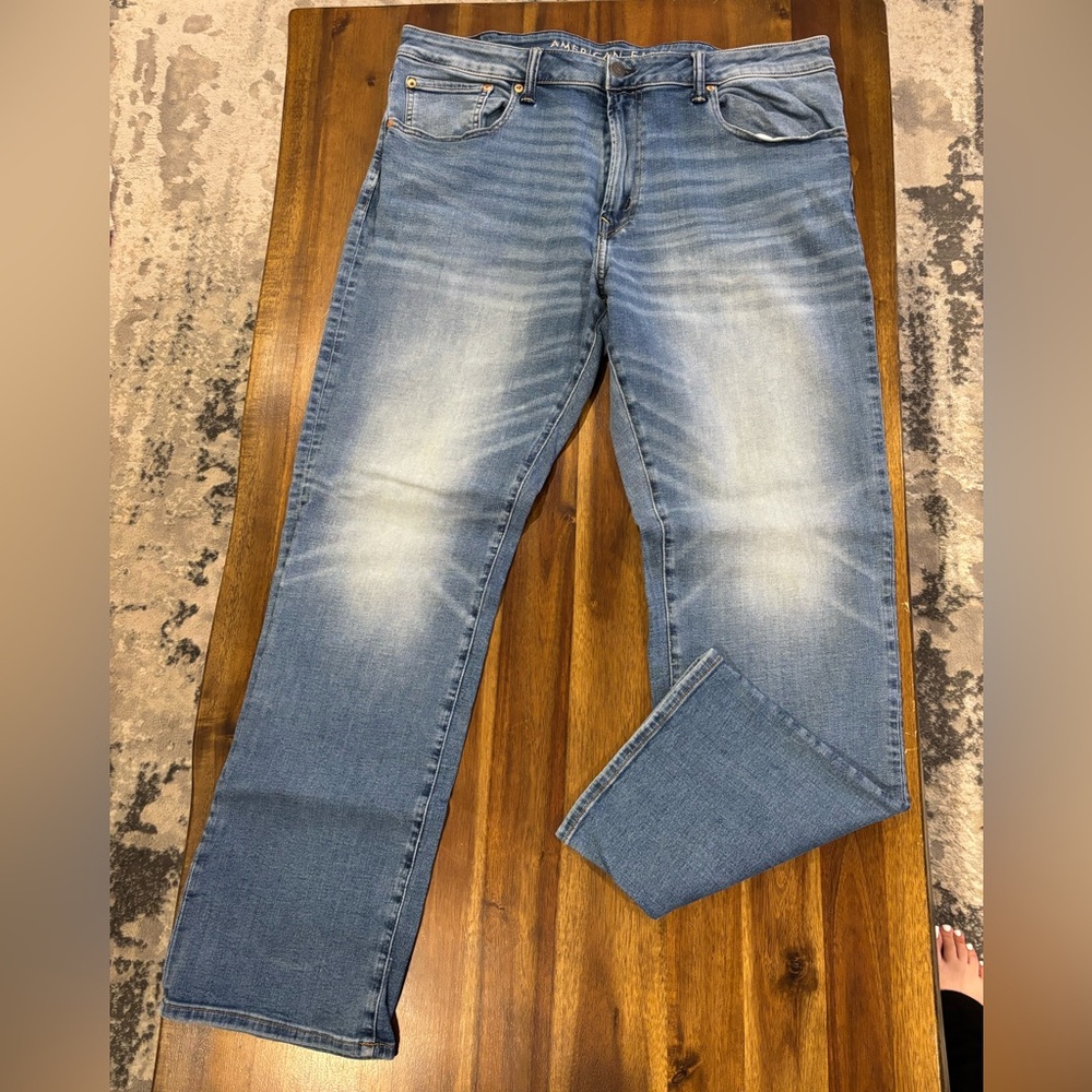 American Eagle Air Flex Men's Light Blue Jeans 38x32